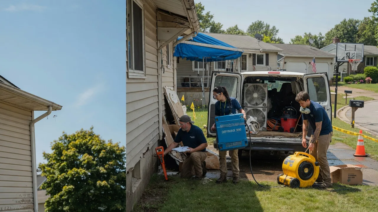 Ceiling Leak Cleanup in Caulfield, MO near me